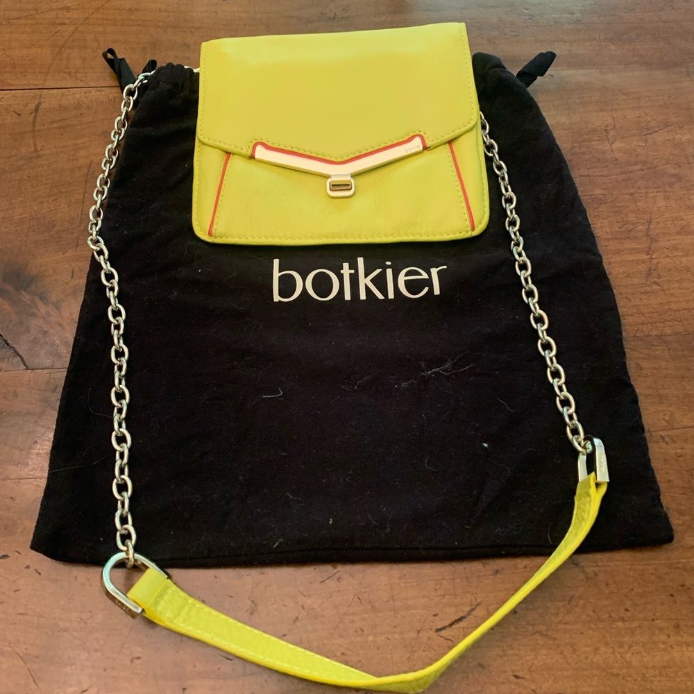 Botkier yellow chain strap purse